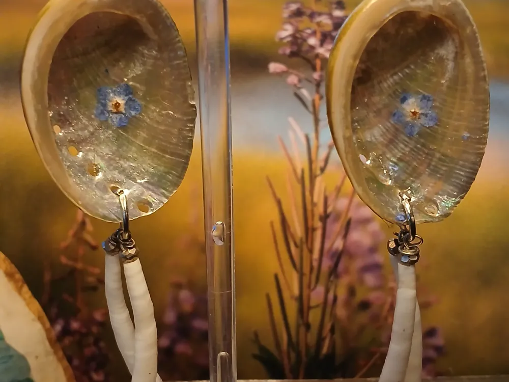 Whispers of Alaska: Dentalium & Forget-me-nots - 4
