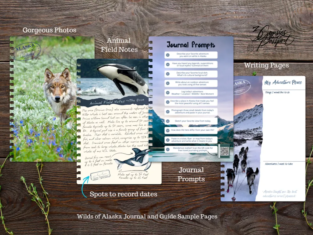3 Gypsies Wilds of Alaska Journal – Second Edition (Spiral Bound) - 4