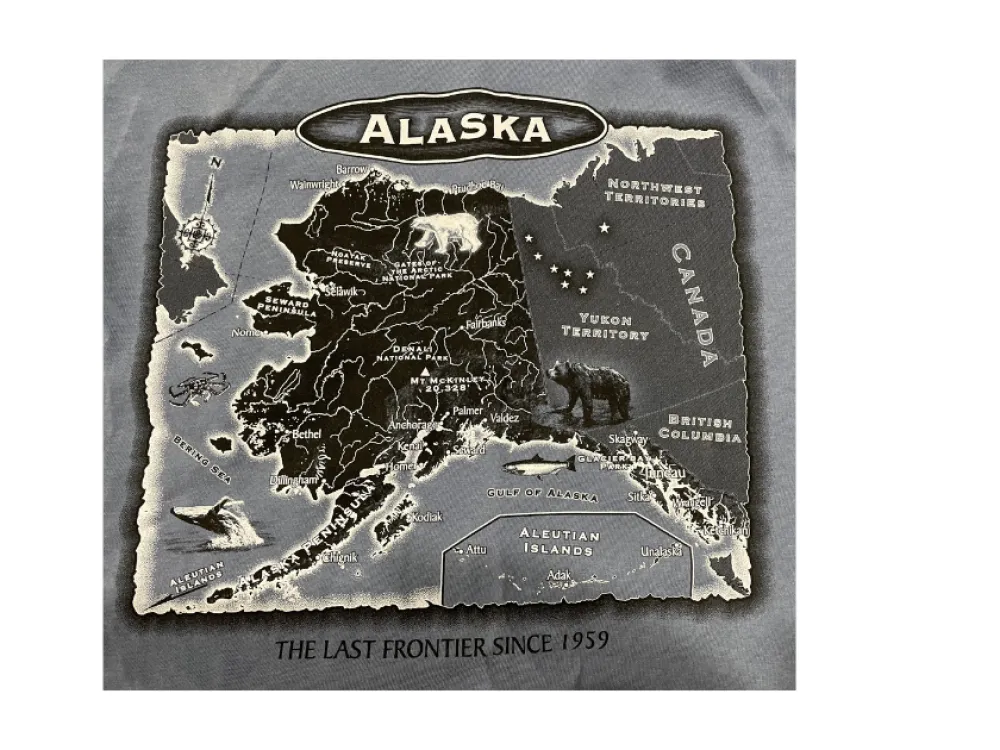 Alaska Map Tee - 2