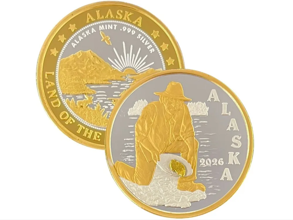 2026 Gold Panner Medallion $49.99-$249.99 - 1