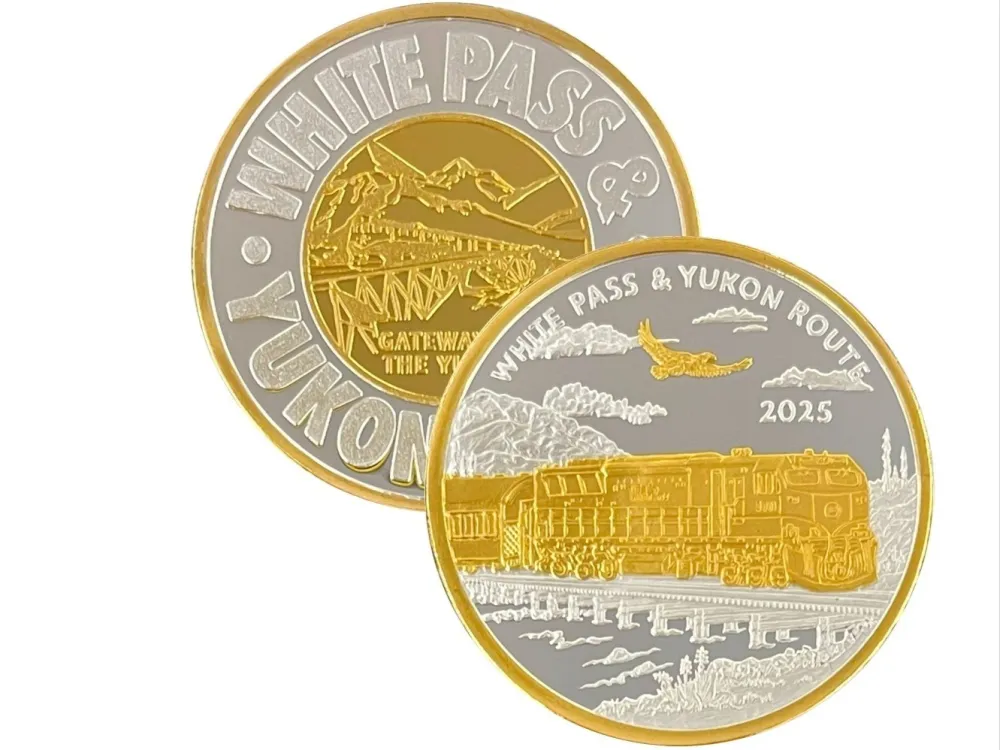 2026 Official White Pass & Yukon Route Medallion $49.99-$249.99 - 1