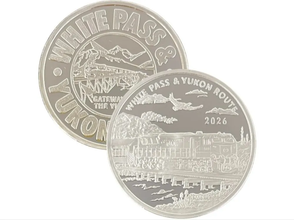2026 Official White Pass & Yukon Route Medallion $49.99-$249.99 - 3