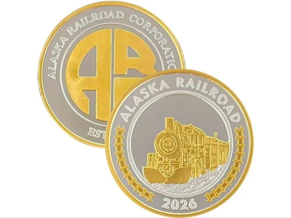 2026 Official Alaska Railroad Medallion $49.99-$249.99 - 1