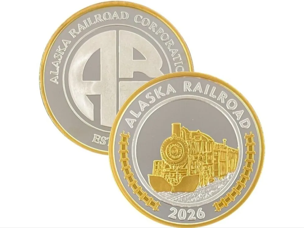 2026 Official Alaska Railroad Medallion $49.99-$249.99 - 4