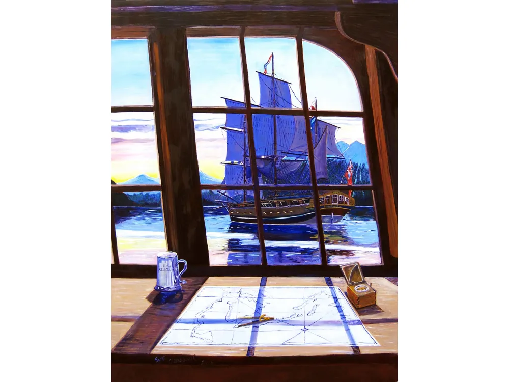 Captain Cook's View Canvas or Paper Print - 2