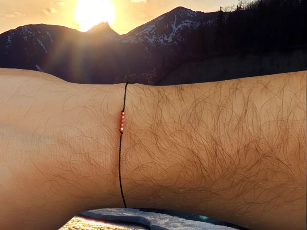 Salmon Run Wishing Bracelet – Red Jasper Alaska Adventure Gift - 2
