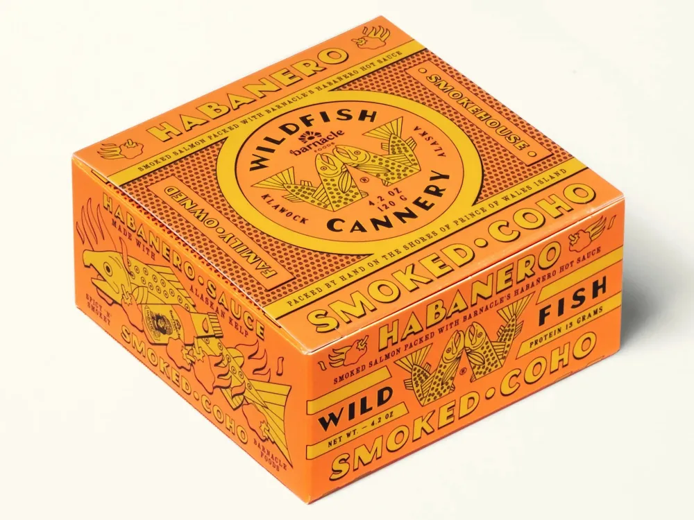 Canned Smoked Habanero Coho Salmon - 1