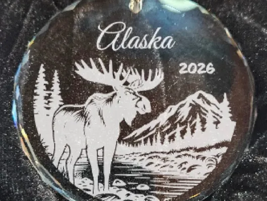 2026 Alaska Majestic Moose Christmas Ornament