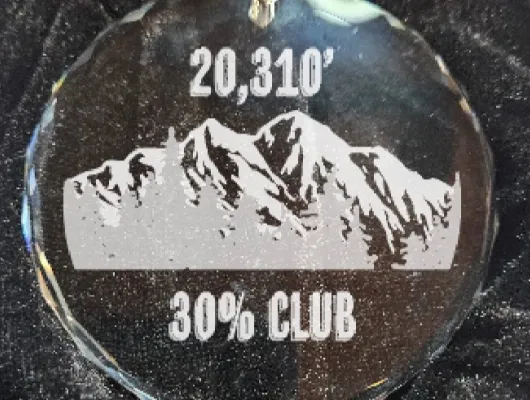 30% Club Christmas Ornament