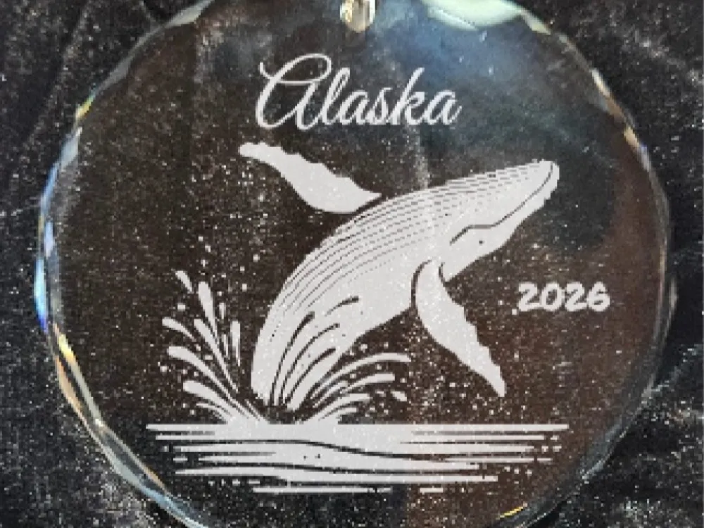 2026 Humpback Whale Christmas Ornament - 1