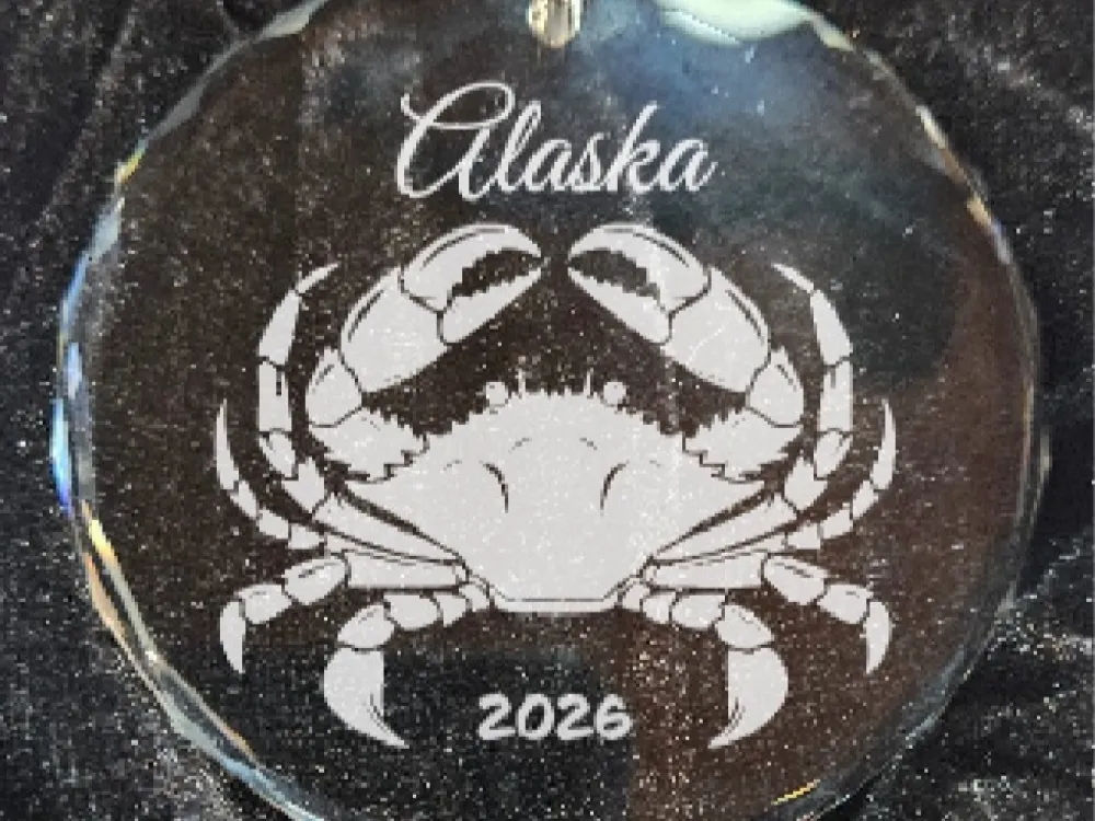 2026 King Crab Christmas Ornament - 1