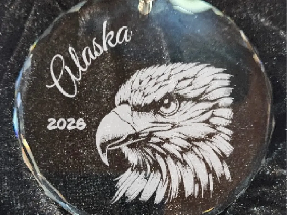 2026 Majestic Eagle Christmas Ornament - 1