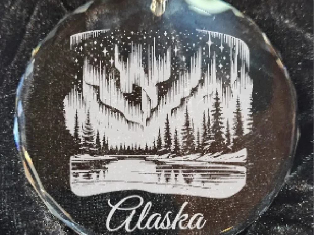 Northern Lights Christmas Ornament - 1