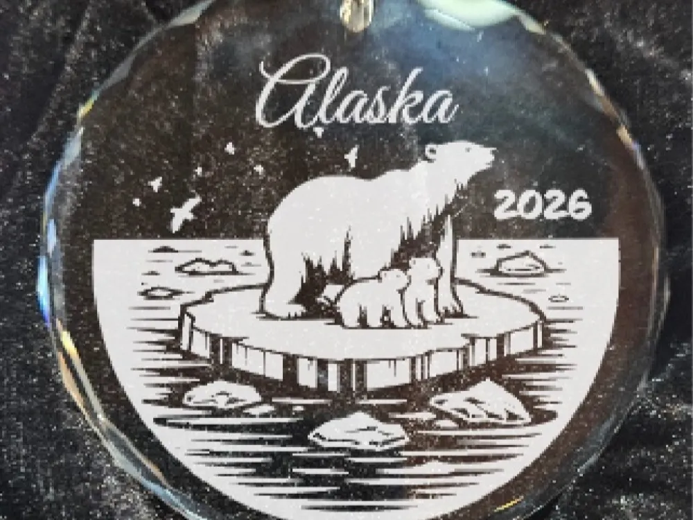 2026 Polar Bears Christmas Ornament - 1