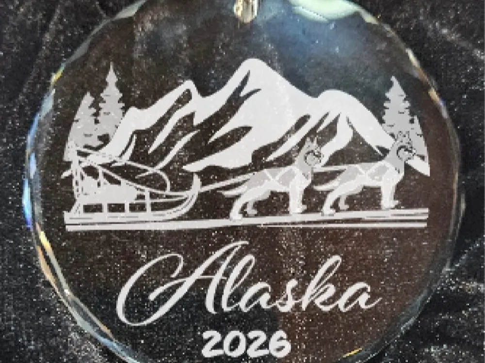 2026 Sled Dogs Christmas Ornament - 1