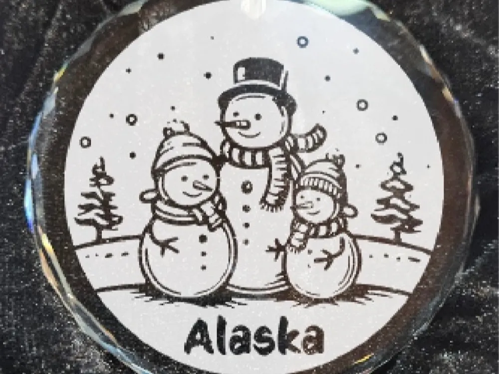 Snowman Family Christmas Ornament - 1