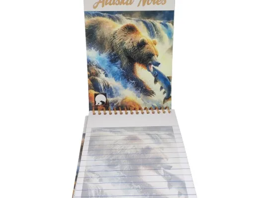 Alaska Notes - Bear Fishing Notepad