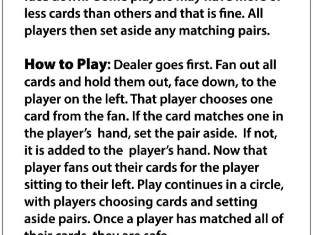 Old Moose Card Game - 2