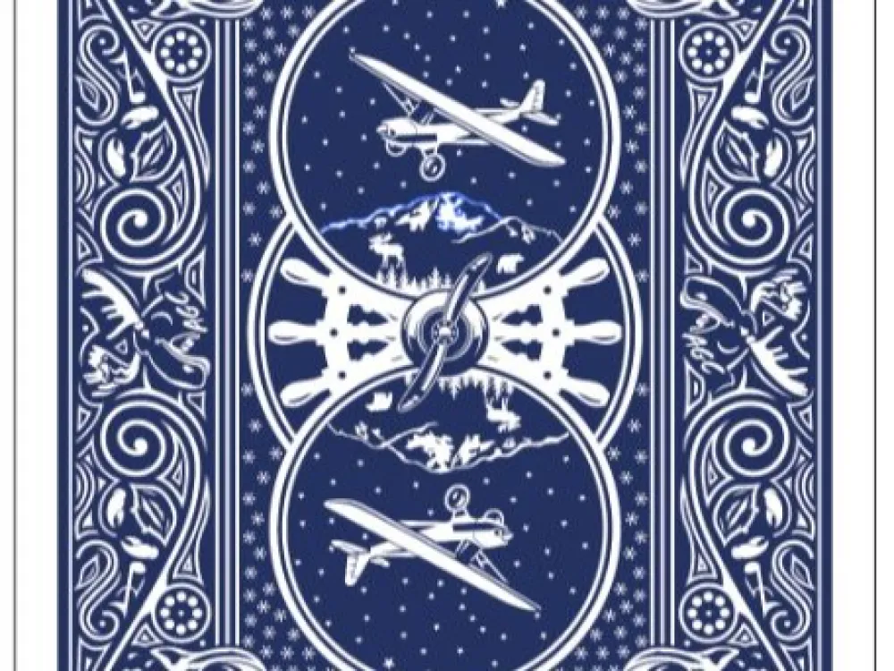 Alaska Themed Poker Playing Cards, Blue - 2