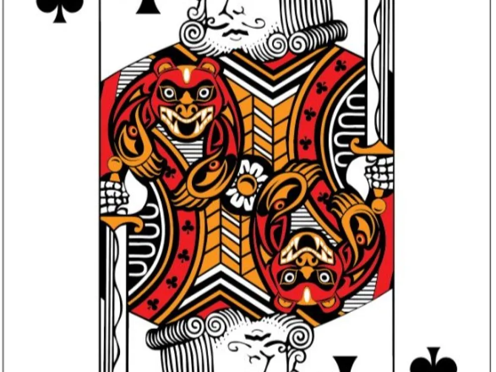 Alaska Themed Poker Playing Cards, Blue - 3
