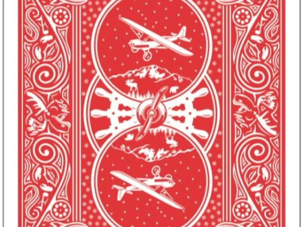 Alaska Themed Poker Playing Cards, Red - 2