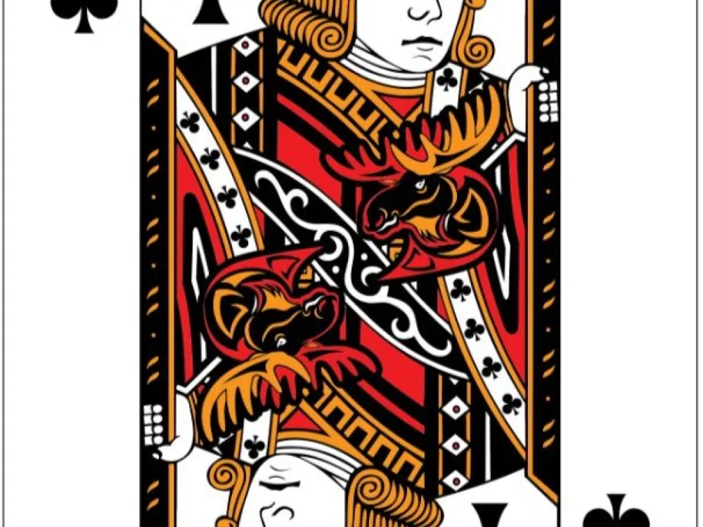 Alaska Themed Poker Playing Cards, Red - 5