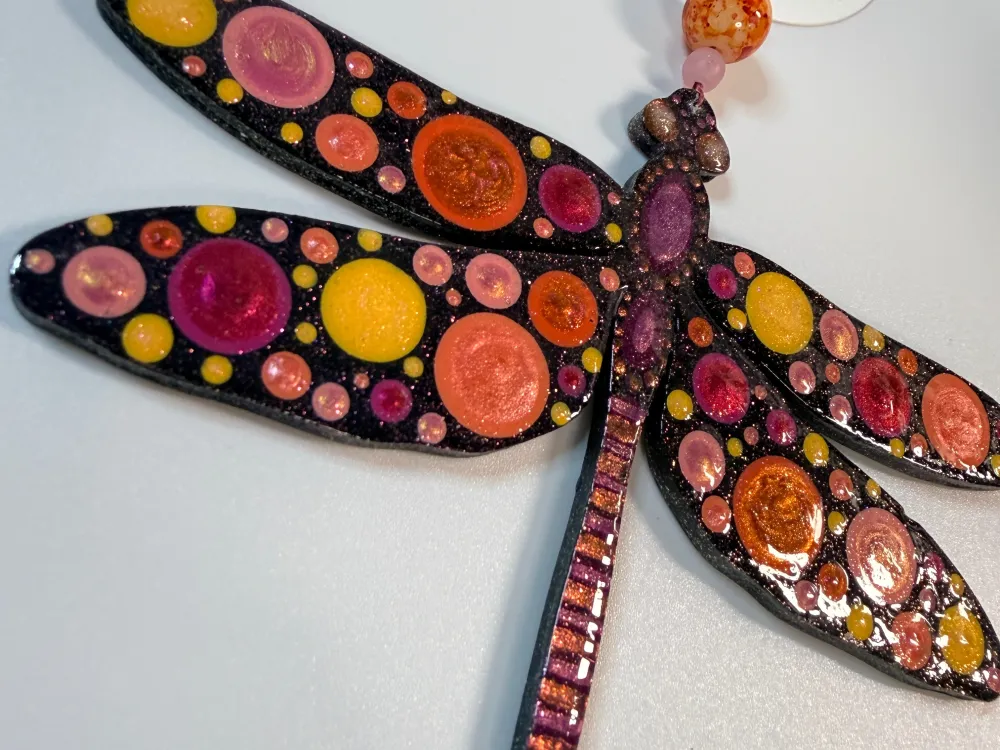 Dragonfly Dot Painted Ornament: Available on Anthem of the Seas 5/25-6/1 - 2