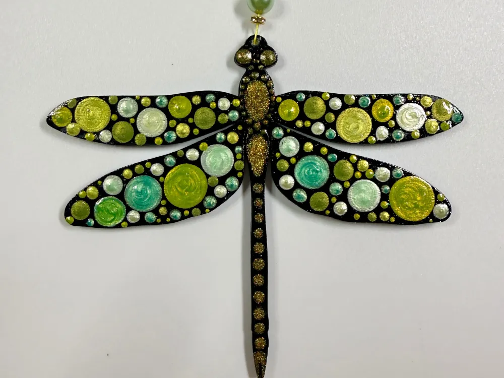 Dragonfly Dot Painted Ornament for pick up on Anthem of the Seas 5/25-6/1 - 1