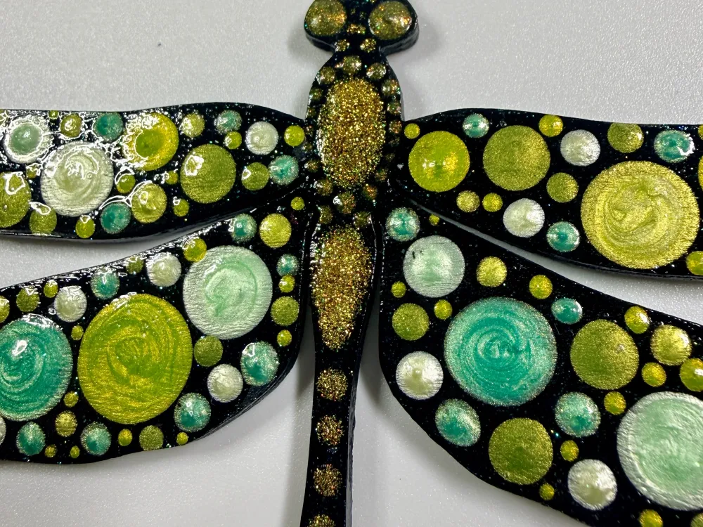 Dragonfly Dot Painted Ornament for pick up on Anthem of the Seas 5/25-6/1 - 2