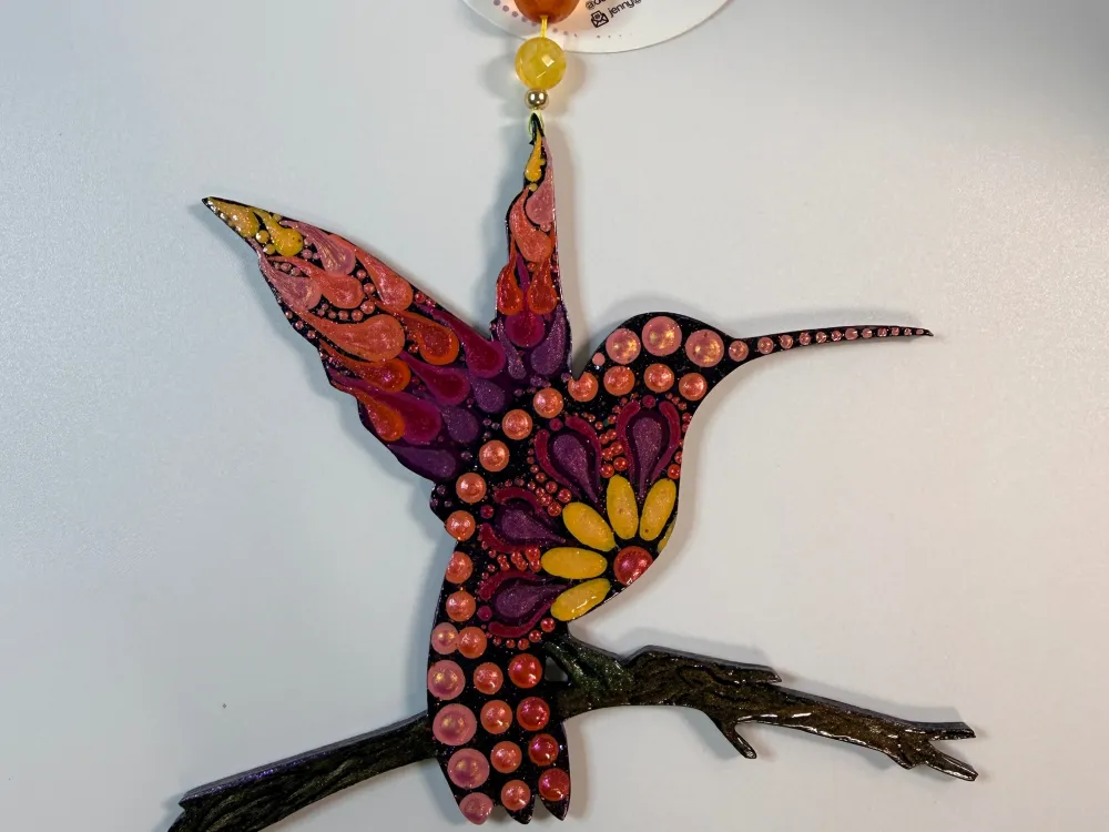 Hummingbird Dot Mandala Ornament Available for Pick Up on Anthem of the Seas 5/25-6/1 - 1