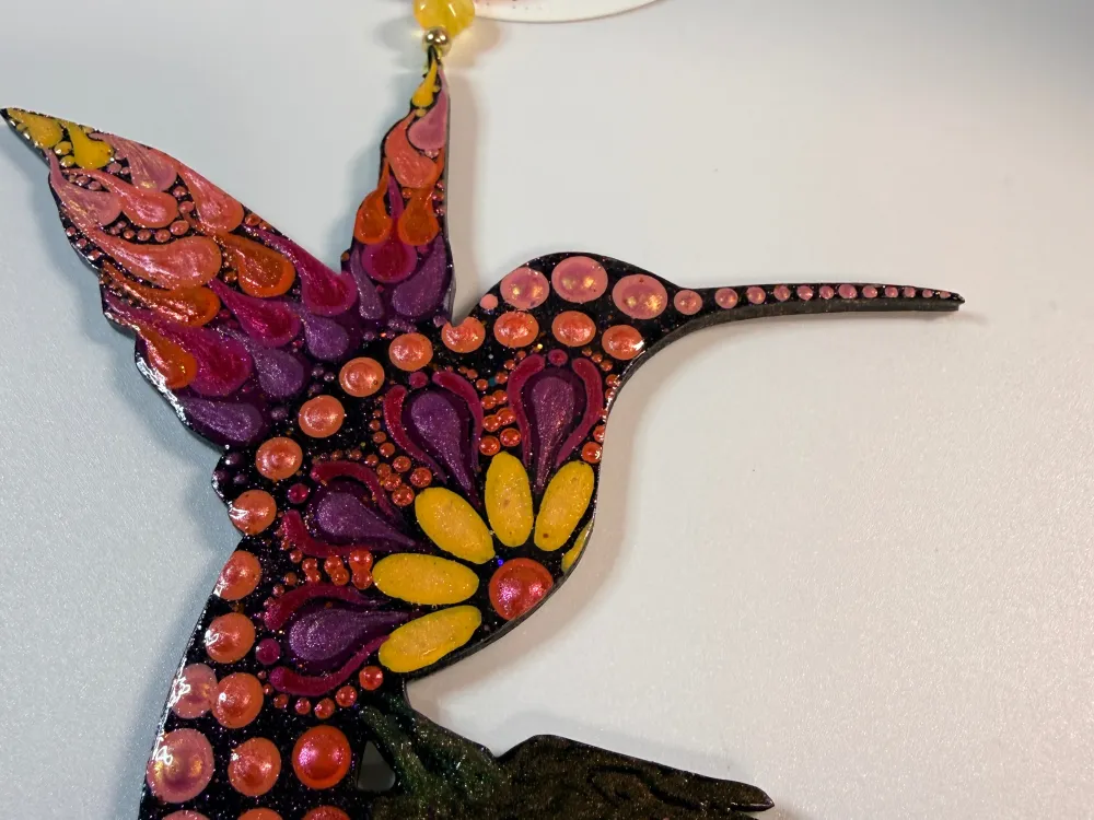 Hummingbird Dot Mandala Ornament Available for Pick Up on Anthem of the Seas 5/25-6/1 - 2