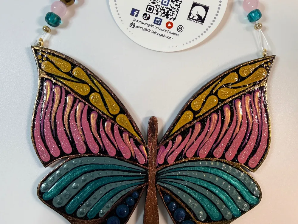 Butterfly Dot Mandala Ornament: Available for Pick Up on Anthem of the Seas 5/25-6/1 - 1