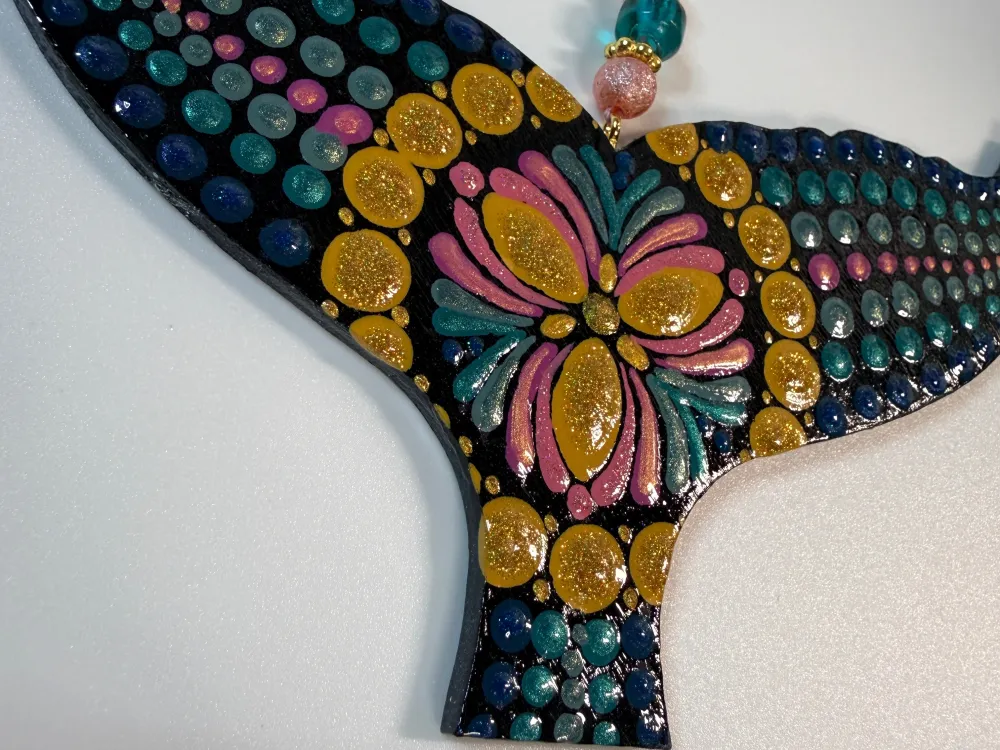 Whale Tail Dot Mandala Ornament Available for Pick Up on Anthem of the Seas 5/25-6/1 - 2