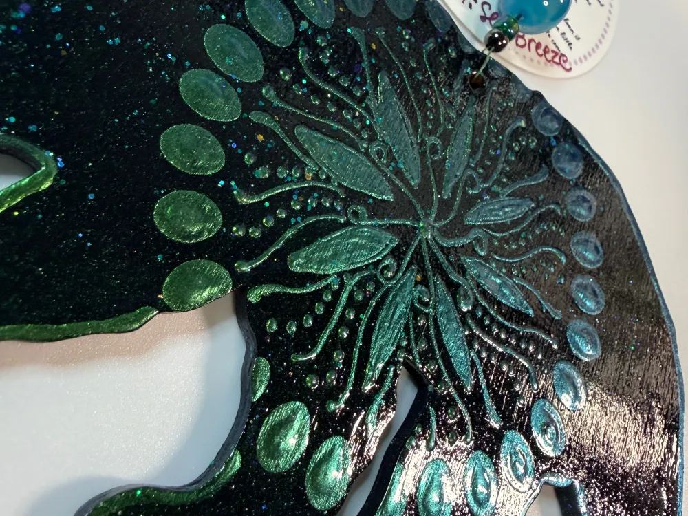 Bear Dot Mandala Painted Ornament Available for Pick Up on Anthem of the Seas 5/25-6/1 - 2