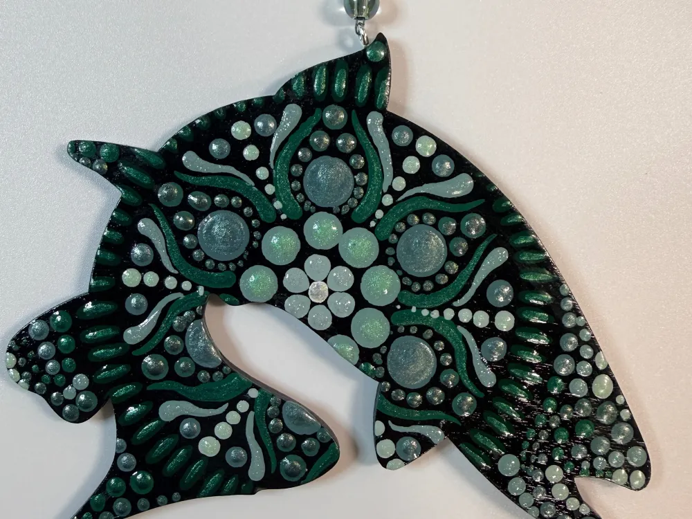 Salmon Dot Mandala Ornament Available for Pick Up on Anthem of the Seas 5/25-6/1 - 1