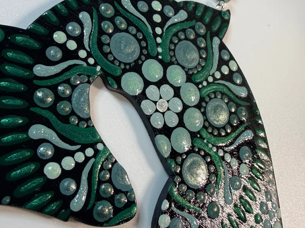 Salmon Dot Mandala Ornament Available for Pick Up on Anthem of the Seas 5/25-6/1 - 2