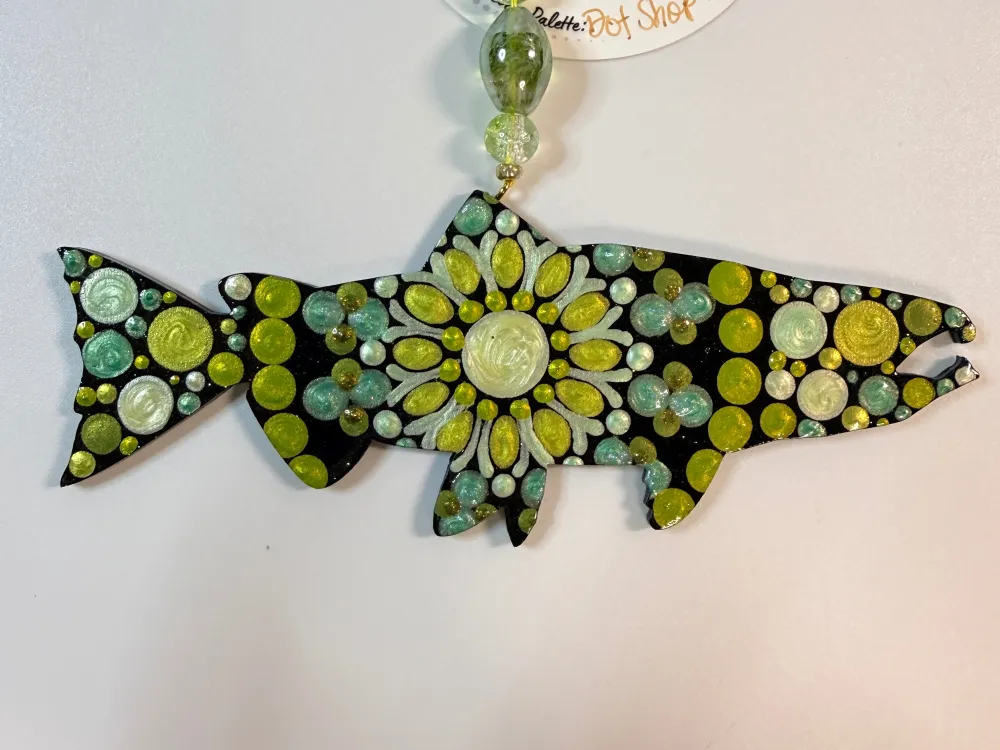 Salmon Dot Mandala Ornament Available for Pick Up on Anthem of the Seas 5/25-6/1 - 1