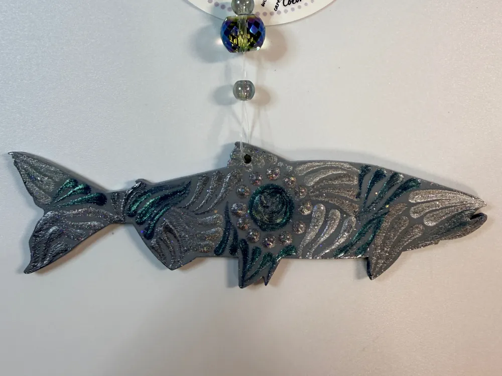 Salmon Dot Mandala Ornament Available for Pick Up on Anthem of the Seas 5/25-6/1 - 1