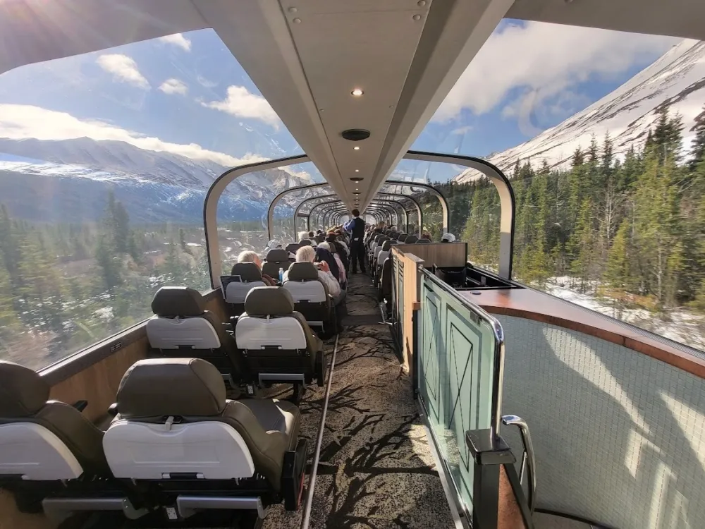 Anchorage to Denali on the McKinley Explorer Ultra Dome Car Train - 4