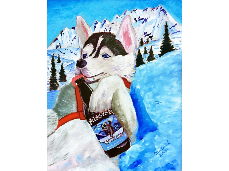 Husky IPA Alaskan Brewing Print