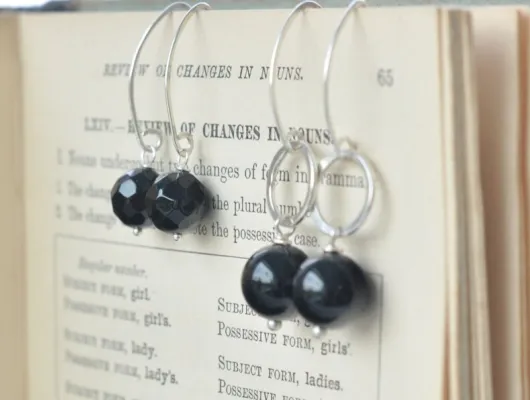 Raven's Wing Earrings