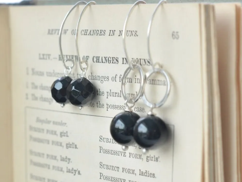 Raven's Wing Earrings - 1