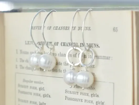 Alaska Snow Earrings