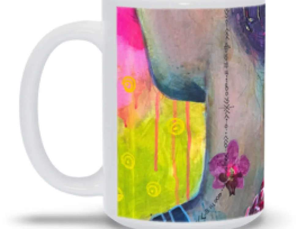 Beauty Woven into the Fabric of Life 3 — Mug - 3