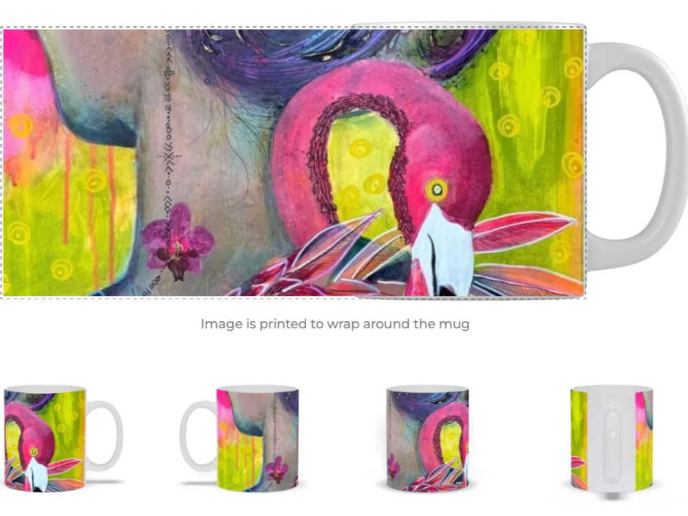 Beauty Woven into the Fabric of Life 3 — Mug - 5