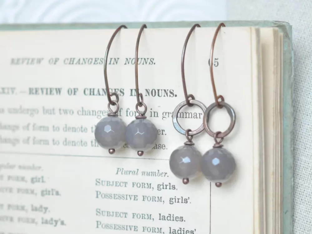 Morning Fog Earrings - 1