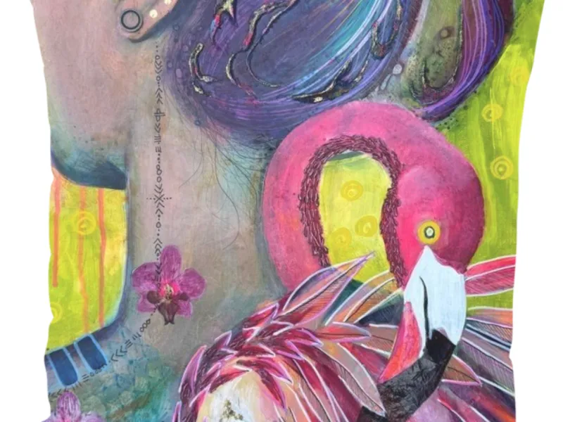 Beauty Woven into the Fabric of Life 3 — Pillow