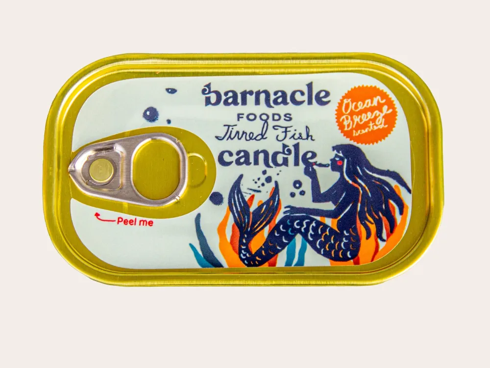 Tinned Fish Candle - Ocean Breeze Scent - 3