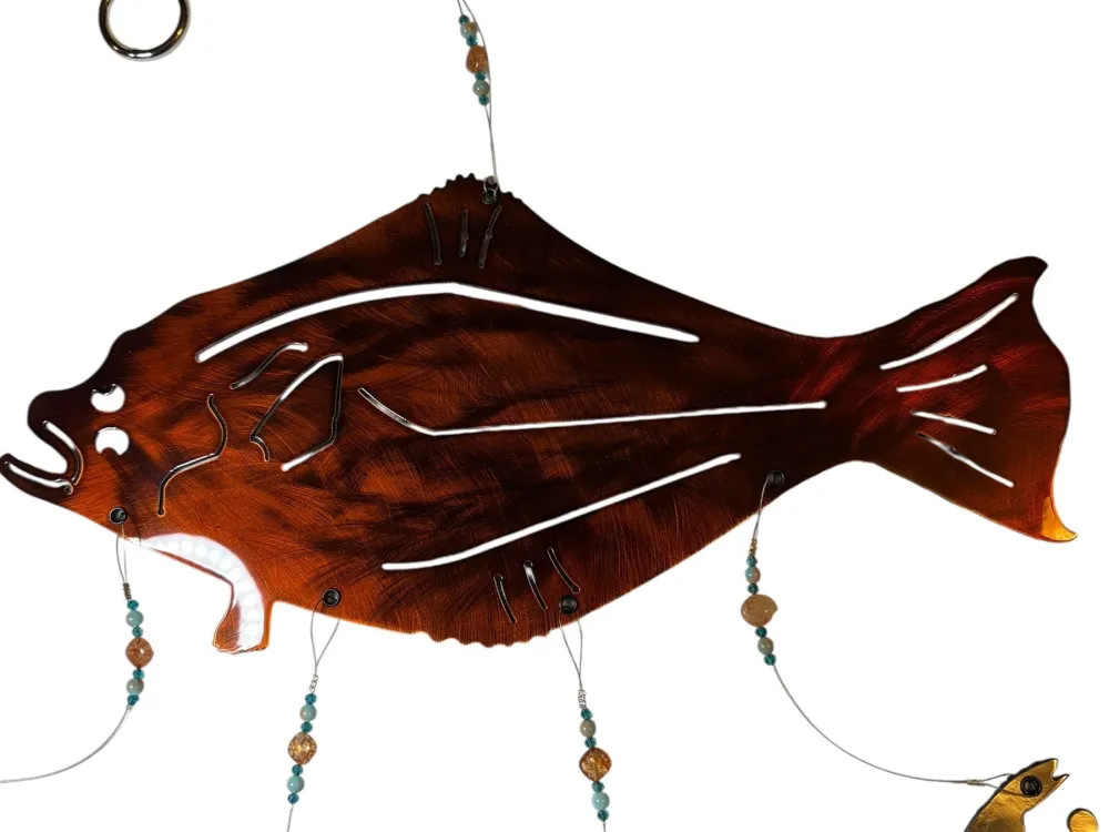 Halibut and sea life windchime - 2