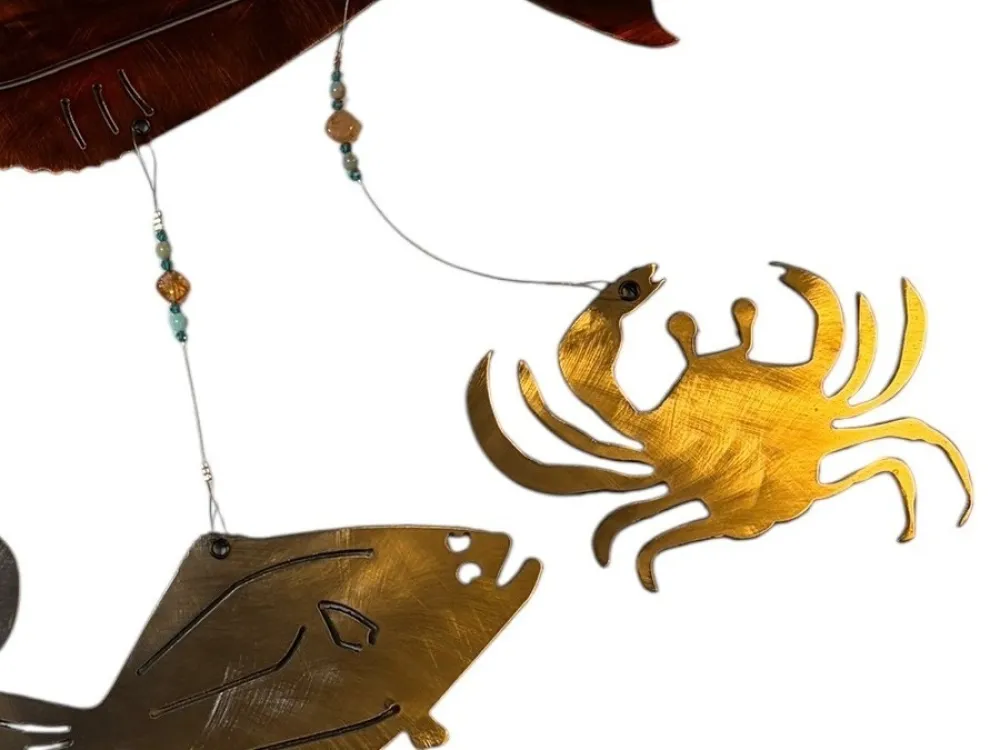 Halibut and sea life windchime - 4